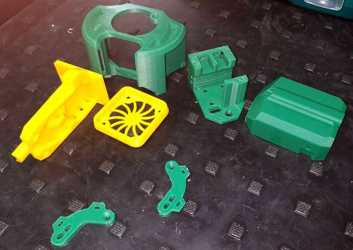 Печатные детали. Установка BIQU H2 V2 на 3D принтер UNI250 (UNI2.3).